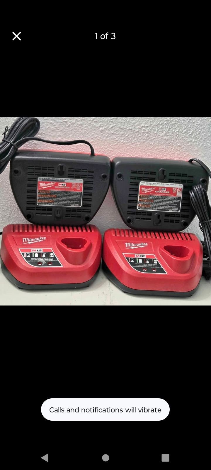 Milwaukee New M12 Charger