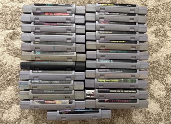Super nintendo games 20 each