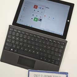 Microsoft Surface 3 10.8 Inch  - Pay $1 DOWN AVAILABLE - NO CREDIT NEEDED