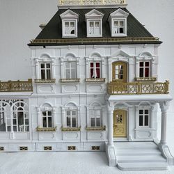 Playmobil Victorian Mansion Doll House Custom Painted