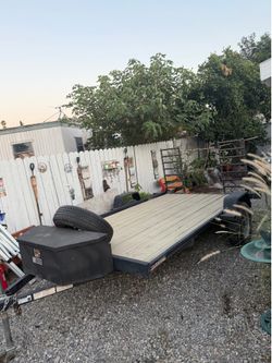 Utility Trailer With Lockbox and Ramps