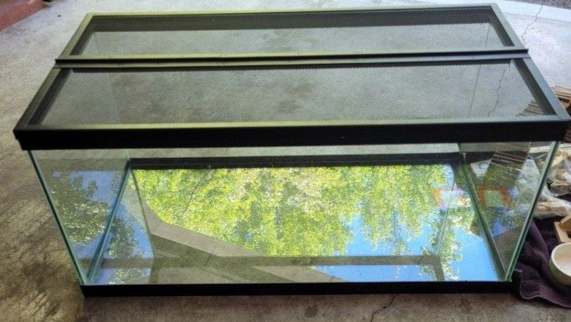 40 Gallon Breeder Tank and Metal Mesh Lid 