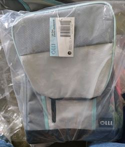 New Olli 18-Can Insulated Backpack Cooler - Gray & Teal (Brand New with Tags)