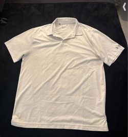 Under Armour White Polo Shirt