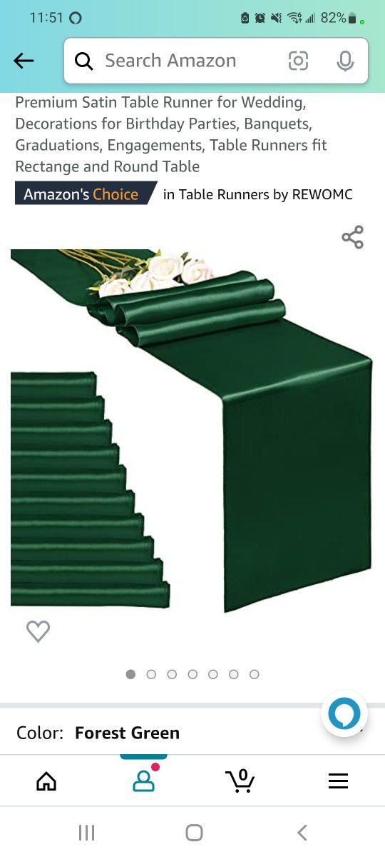 10 Pack Green Table Runner 12 X 108 Inches
