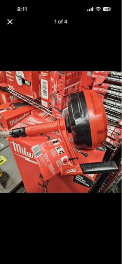 Milwaukee Trap Snake Auger Drain Cleaner
