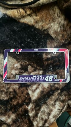 Alex Bowman #48 NASCAR License Plate Frame