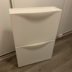  Shoe/storage cabinet, white, 20 1/2x7 1/8x15 3/8 " iKEA
