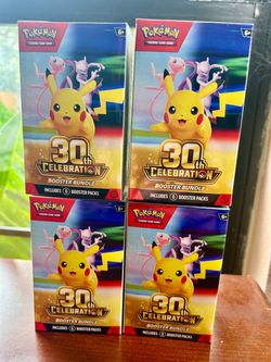 4x 30th bundles #pokemon