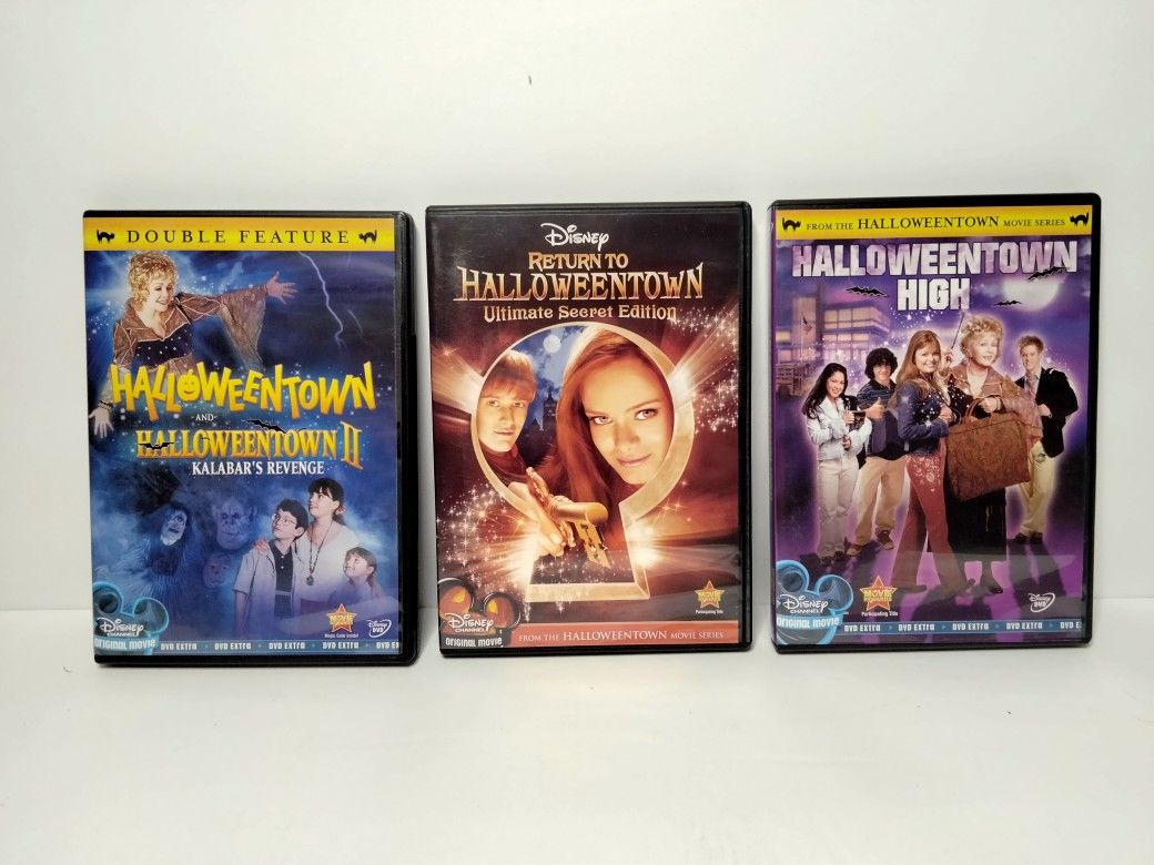 Halloween Town DVD Lot I & II, Return To & Halloween Town High 4 Disney Movies