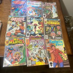 Comics Set Of 9 $40 