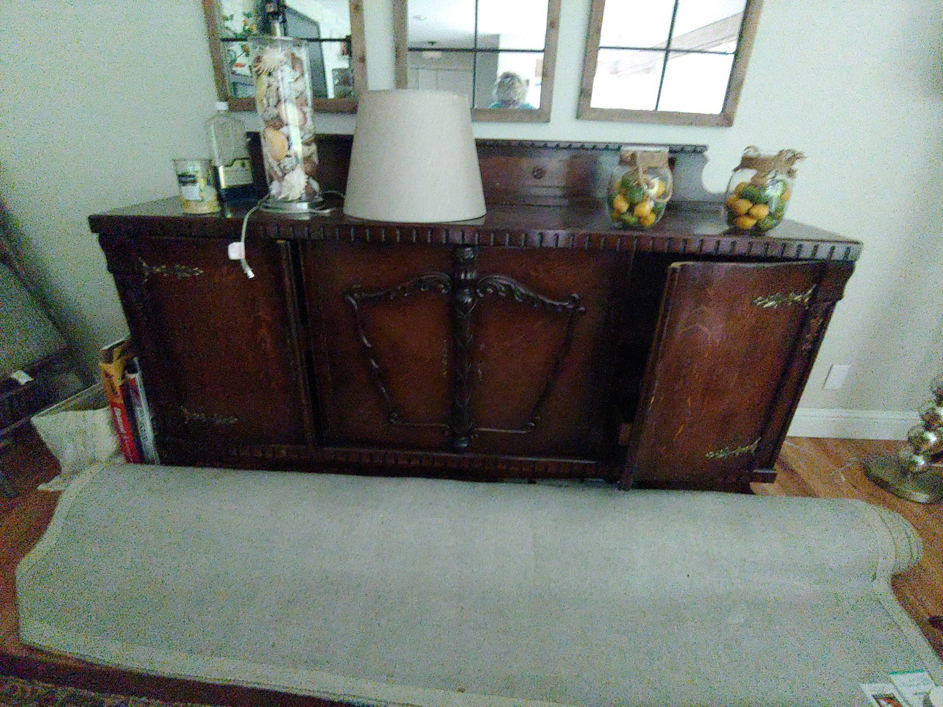 Free antique buffet and hutch