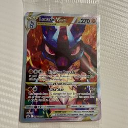 Lucario V Star Pokemon Card 