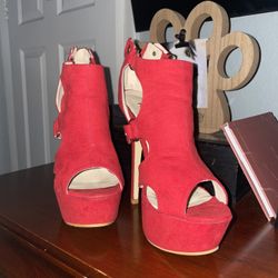 High heel shoes, woman