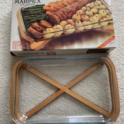 Marinex Rectangle Baker/ Wood Cradle 3 Quart