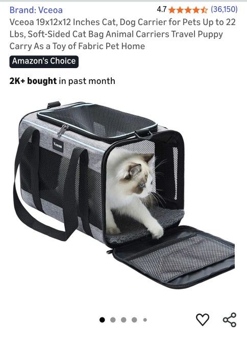Pet Carrier For Cats/ Dogs