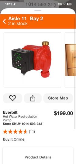 Everbilt Hot Water Recirculation Pump