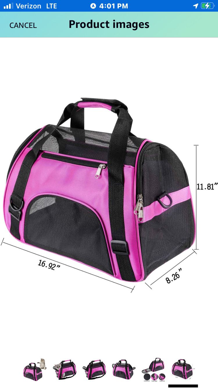  NEW! MuchL Cat Carrier Small Animal Carrier
