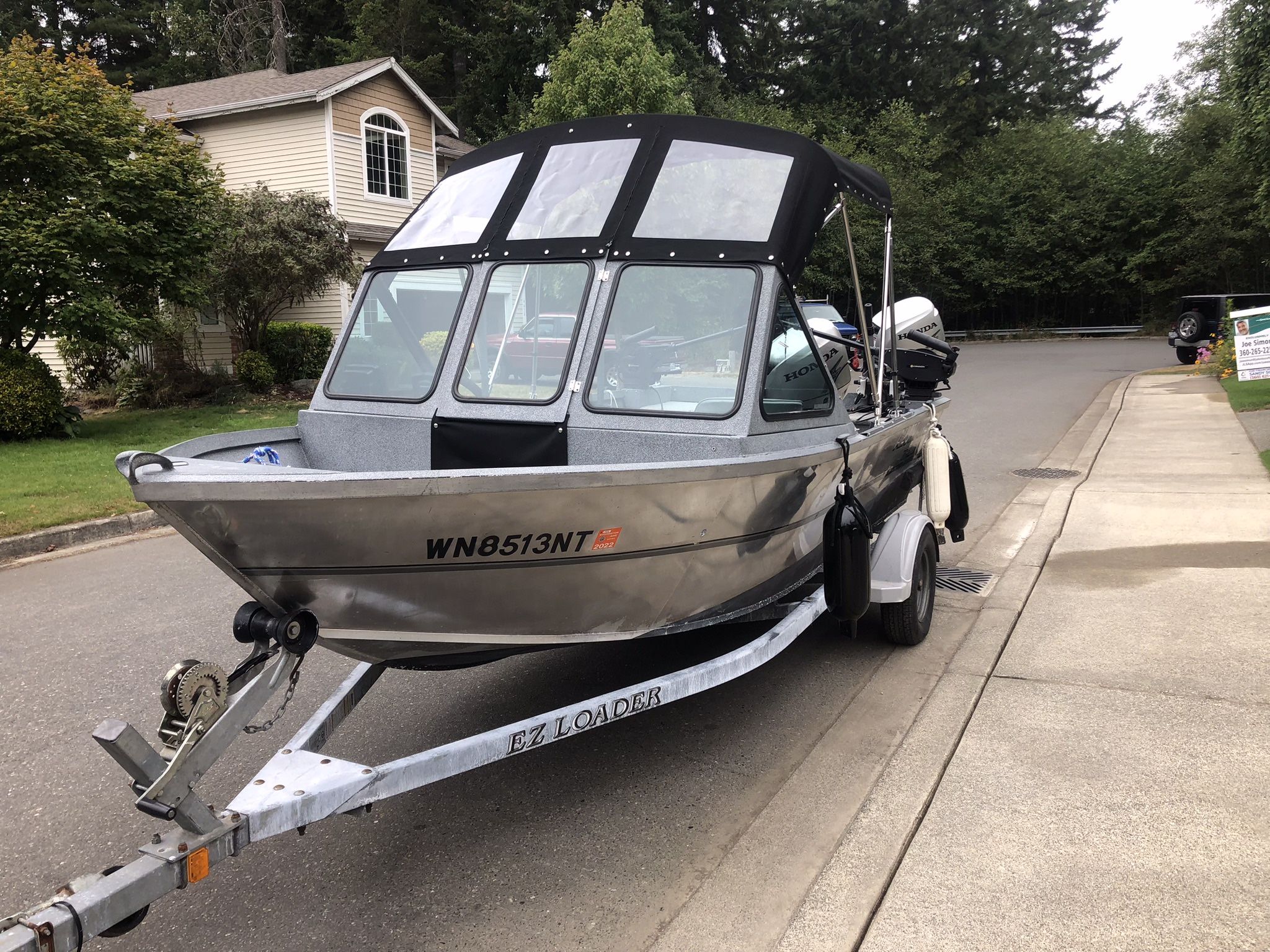 2005 Alumaweld 16’ Talon Fishing Boat