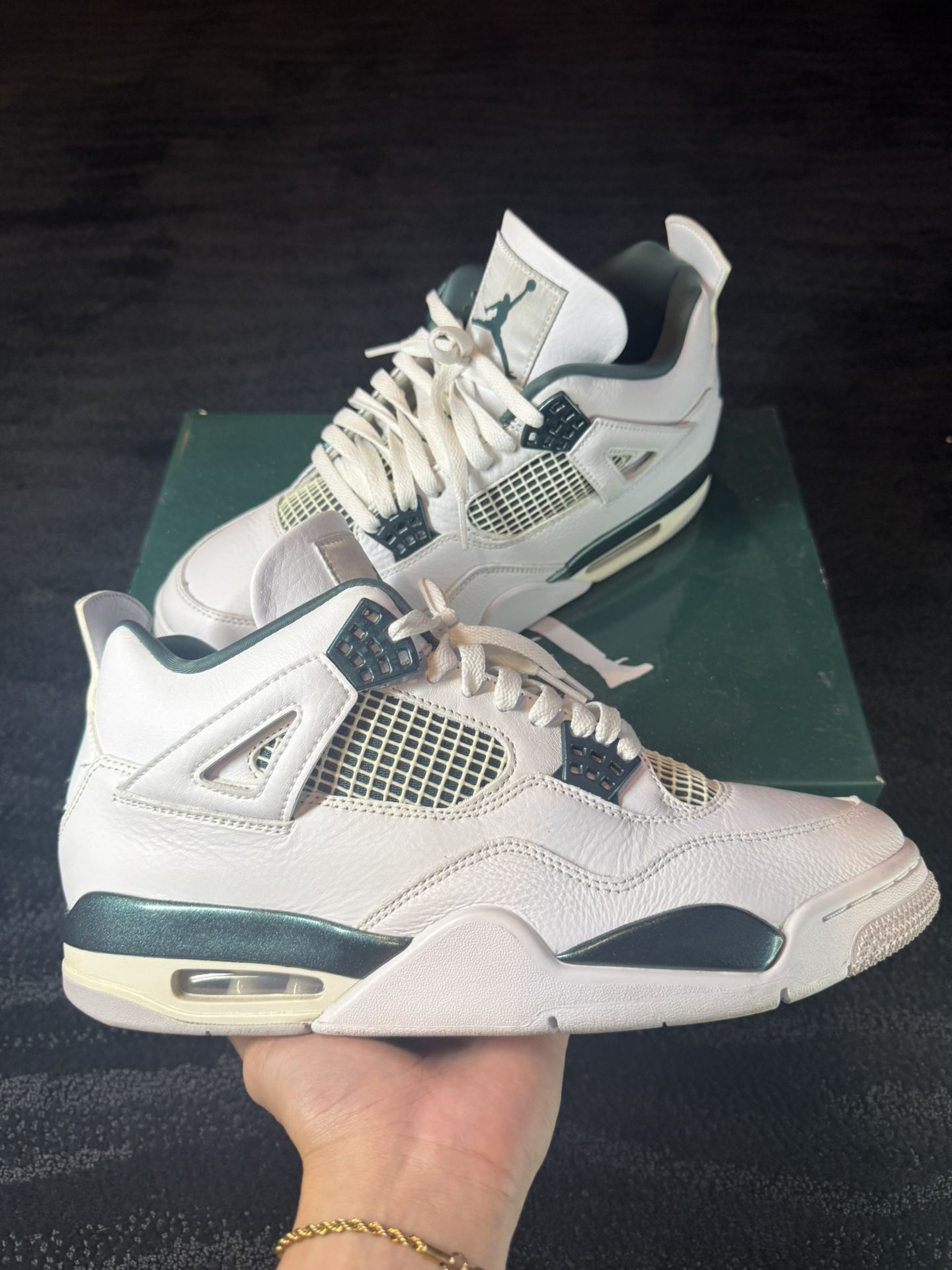 Jordan 4 Retro Oxidized Green