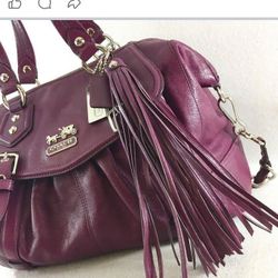 Coach Bag Madison Leather Flap Carryall