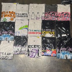 Awful Lot Of Cough Syrup Graphic Tees