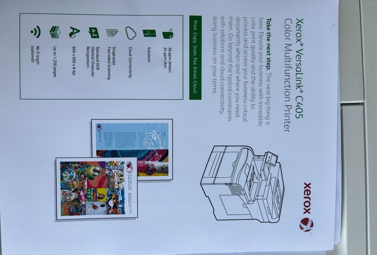 Xerox Versalink C405 Color Copier/printer/scan/fax Only 1848