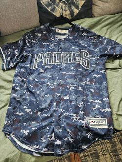 Padres blue navy camo jersey