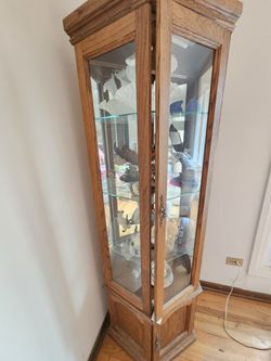 Handmade Oak Curio