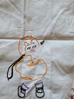Vintage hand towel
