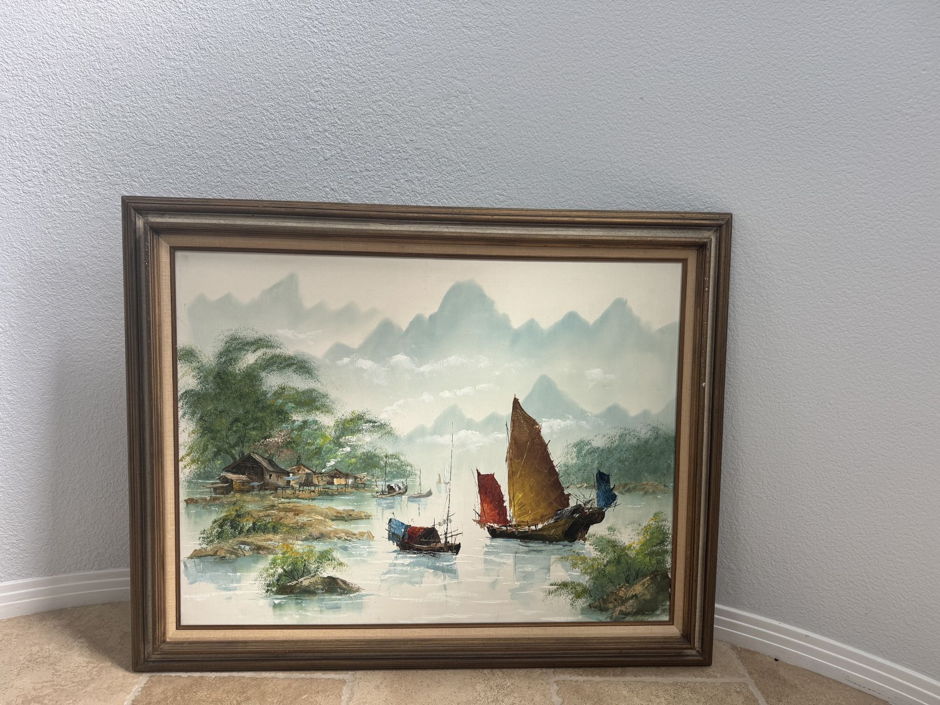 Antique Canvas Painting