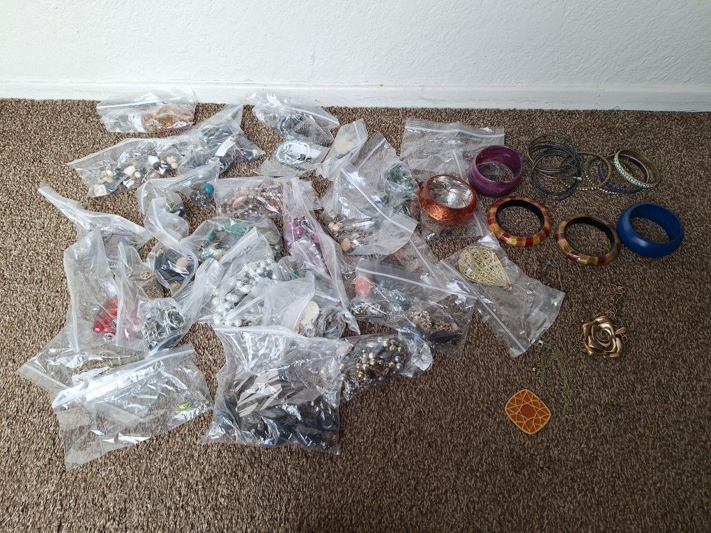 Huge lot of costume jewelry.