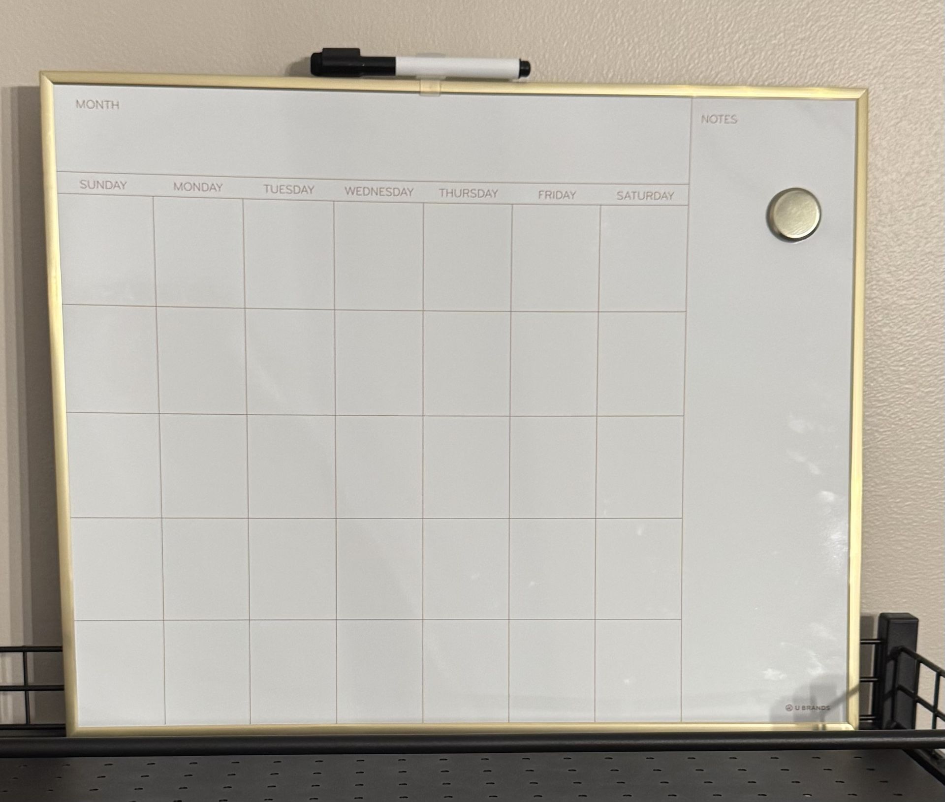 Dry Era D Wall Magnetic Calendar