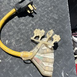 50 Amp Generator Adapter Cord Power Splitter