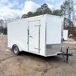 New 6x12 Enclosed Cargo Trailers 