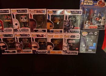 12 Funko pops for 30$ or 3$ each negotiable