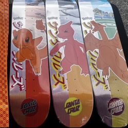 Pokémon Trio , Boards Sealed .. Comes With Grip tape . 