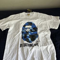 Blue Camo Bape Tee