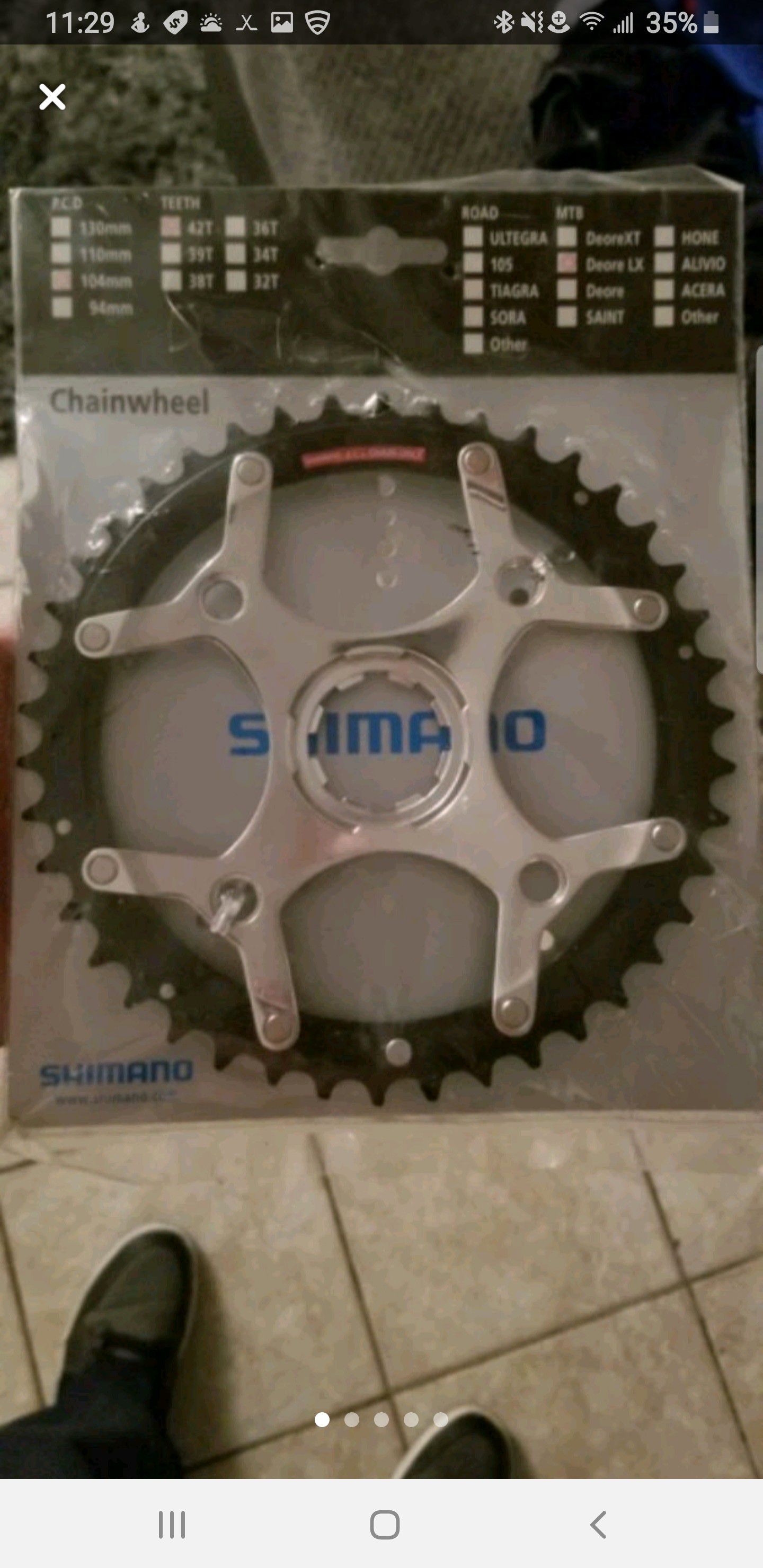 Shimano chain wheel