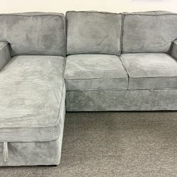 Amazing Deal🤑Beautiful Grey Pull Out Sleeper Sofa Sectional On Sale Now Only $699 (Huge Saving)