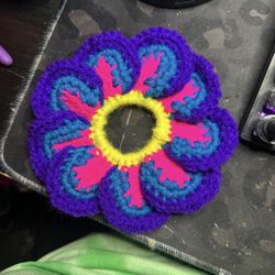 Handmade Crochet Decorative Bun / Ponitail Hair Tie