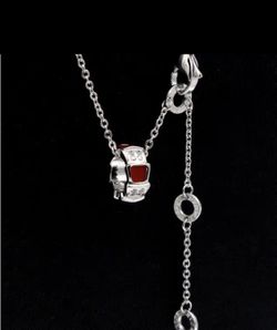 10k white gold plated neck necklace pendant fashion personality couple jewelry jewelry hot birthday gift 2019 new hot
