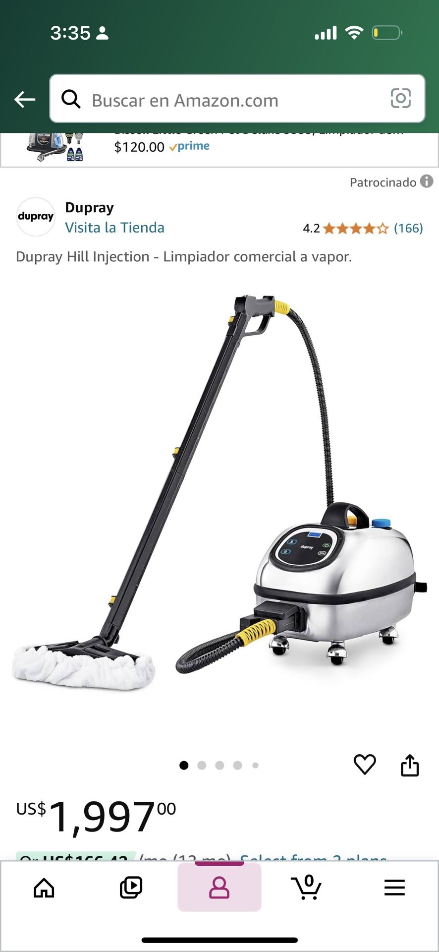 Limpiador Comercial A Vapor  - Steam cleaner 