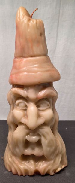 Wizard wax candle vintage