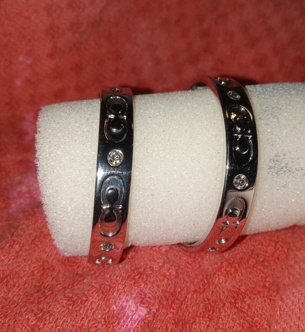 BRAND New Coach Hoop Earrings