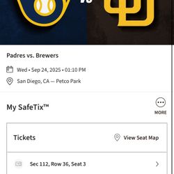 Padres vs. Brewers 