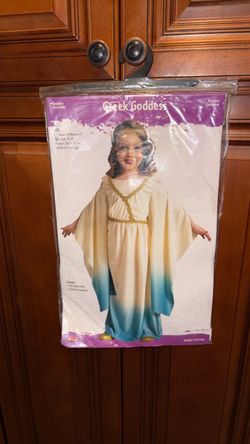 Greek. Goddess. Toddler/child girls Halloween costume. Size 3T– 4T. New.