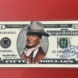 Colección  /Billetes  John Wayne 