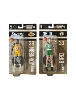 NBA Legends Series Magic Johnson & Larry Bird Action Figures
