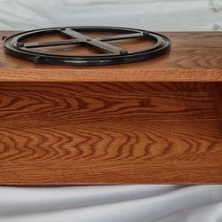 Vintage Solid Oak Swivel Lectern 